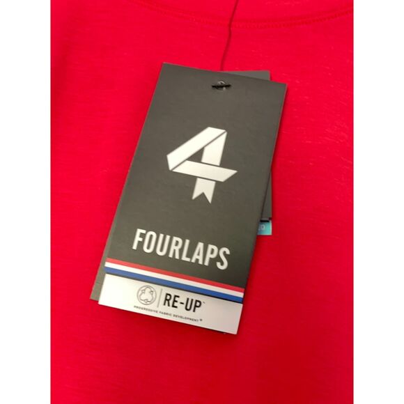 4 Fourlaps Curved Athletic Tank Top Crimson Women's Size Small Gym Training NEW - Picture 11 of 13